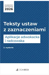 Egzaminy wstępne 2026. Teksty ustaw z,zbiorowa Praca