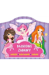 Baśniowe zabawy. Naklejki, kolorowanki, zadaniazbiorowa Praca