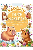 Kapibary. Duże naklejki. Książka do kolorowania i uzupełniania