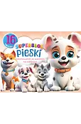 Superblok Pieski. Kolorowanki ze wzorem na naklejce
