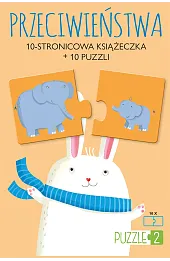 Przeciwieństwa (książeczka + 10 puzzli)
