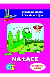 Na łące. Naklejam i koloruję