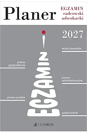 Planer. Egzamin radcowski i adwokacki 2027