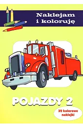 Pojazdy 2. Naklejam i koloruję