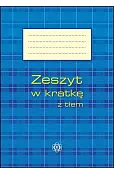 Zeszyt w kratkę z tłem