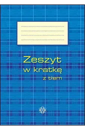 Zeszyt w kratkę z tłemzbiorowa Praca