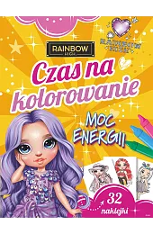 Czas na kolorowanie. Moc energii. Rainbow,zbiorowa Praca
