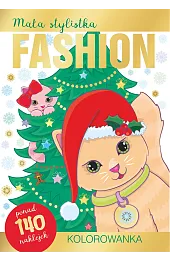Mała stylistka Fashion. Kolorowanka. Kotki