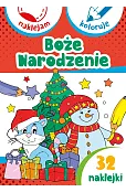 Boże Narodzenie. Naklejam i koloruję