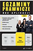 Egzaminy Prawnicze bez aplikacji 2027. Tom 3. Prawo gospodarcze