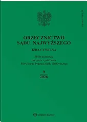 Orzecznictwo Sądu Najwyższego. Izba Cywilna 