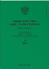 Orzecznictwo Sądu Najwyższego. Izba Cywilna