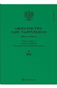 Orzecznictwo Sądu Najwyższego. Izba Cywilna 